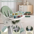 thumbnail image 4 of Silla Alta para Bebé Ktaxon 6 en 1 Plegable y Portátil Verde, 4 of 8