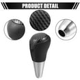 thumbnail image 5 of Unique Bargains Car Gear Shift Knob Gear Lever Shifter Knob Head Handle Carbon Fiber Pattern for Toyota Avalon 2007-2018, 5 of 7