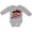 AC-Heather Grey, variant on My Great Grandma Loves Me with Cute Ladybugs Boys or Girls Long Sleeve Baby Bodysuit