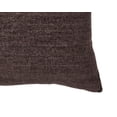 thumbnail image 7 of Better Trends Enrich Decorative & Throw Pillow, 100% Polyester, 50" x 60" Throw & 18" x 18" Pillow, Chocolate, 7 of 7