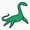 1pcs, variant on Cute Plesiosaur Ocean Creature Sticker