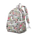 thumbnail image 2 of Shih Tzu Dog and Flower Floral Backpack for School,Cute School Bag,Schoolbag with Adjustable Shoulder Straps & Padded Back,13.4"x11"x4.7", 2 of 6