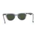 thumbnail image 2 of Womens Oversize Cat Eye Horn Rim Diva Sunglasses Slate Green, 2 of 4