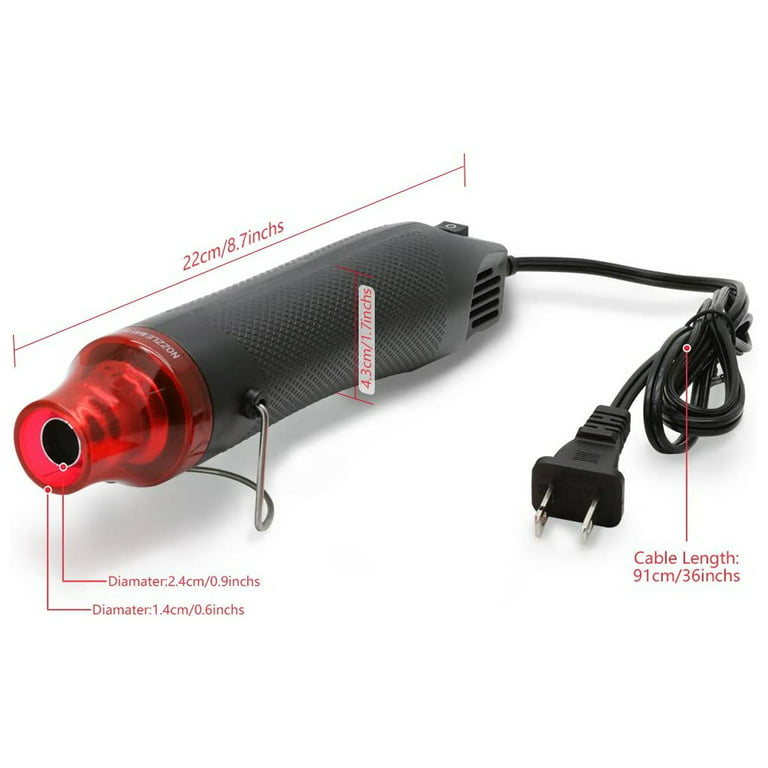 Sumi Living Mini Heat Gun, Electric Phone Repair Heat Tool Compact Hot Air  Gun for DIY Embossing Shrink Wrap Drying Paint 110V