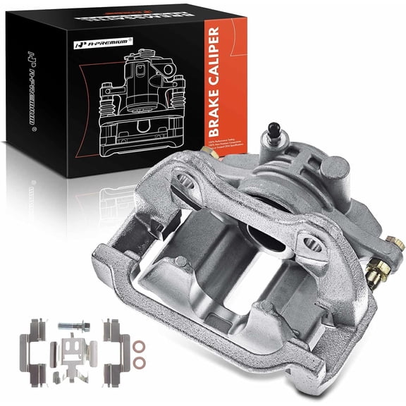 A-Premium Brake Caliper Assembly Replacement for Cadillac DeVille DTS Chevrolet Silverado 1500 2003-2006 GMC Sierra 2003-2005 Rear Passenger Side