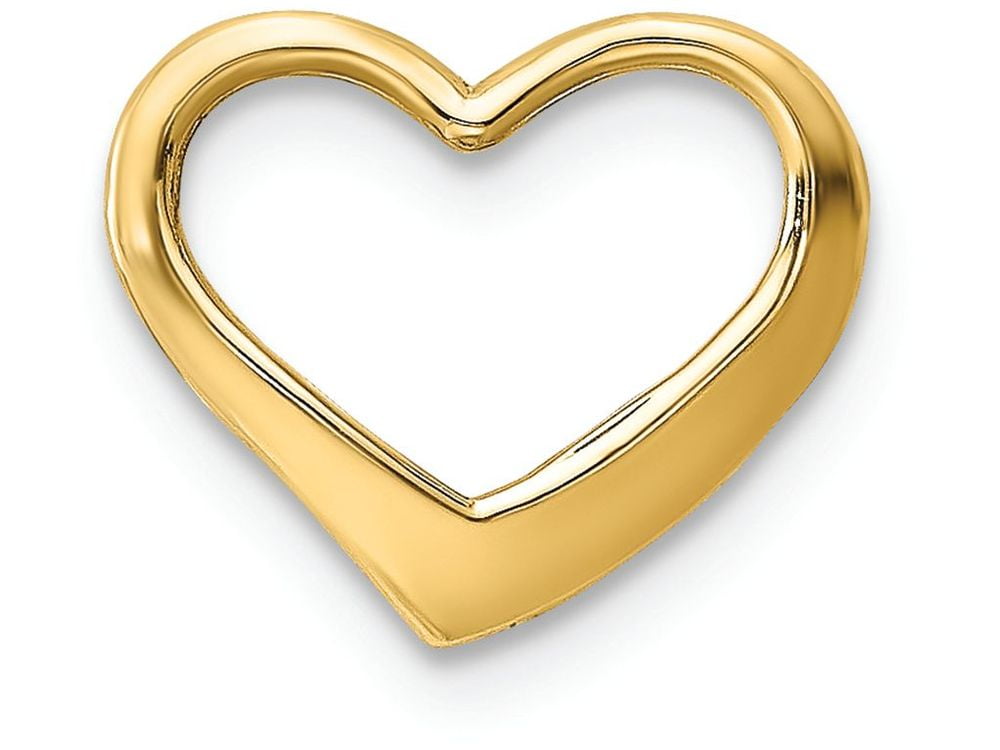 FJC Finejewelers Finejewelers 14k Yellow Gold Floating Heart Charm