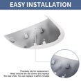 thumbnail image 4 of Reemplazo de tapa de cubierta de espejo ABS blanca única para Ford Fiesta MK7 2008-2017, cubierta de guardia de espejo 8A6117K746CA/BE8Z17D742CA, 4 of 7