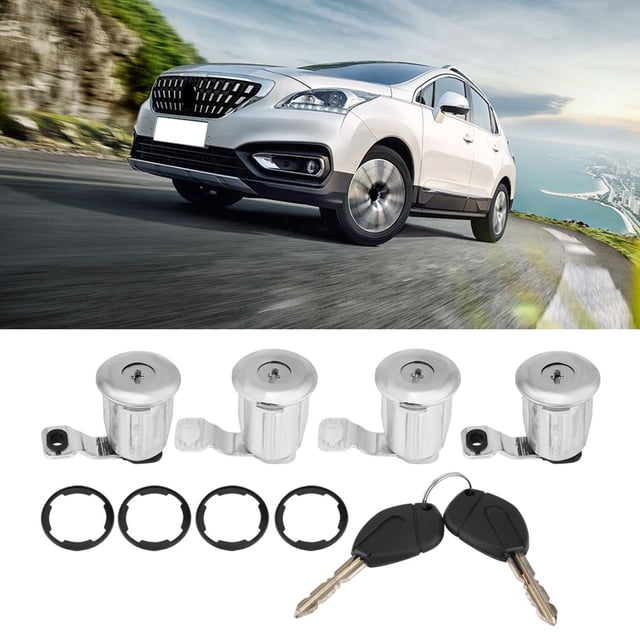 Juego De Cilindro De Cerradura De Puerta De Coche Con Llaves, Antioxidante, Resistente Al Desgaste, Número OEM 252522, Para PartnerBerlingo Xsara