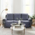 thumbnail image 5 of TAOCOCO Anti-Slip Recliner Sofa Cover, Reclining Couch Slipcover for 3-Seater Recliner Sofa Bluish Grey, 5 of 9
