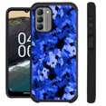 thumbnail image 1 of Compatible with Nokia G400 5G Hybrid Fusion Guard Phone Case Cover (Artistic Camo Blue), 1 of 3