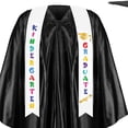 thumbnail image 4 of Odeerbi 1-10 Años Niños Niñas Vestido de Graduación Conjunto Color Sólido Vestido de Manga Larga Con Estoro, Gorra Y Bornilla Traje de 3 Piezas, 4 of 5