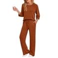 thumbnail image 2 of Leey-World Petite Lounge Sets for Women Ladies' Outfit Women 2 Piece Outfits Sweatsuit Sweatshirt Jogger Sweatpants Tracksuit Lounge Set Clothes, 2 of 8