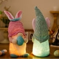 thumbnail image 7 of 1PC Easter Gnomes Plush With Light, Spring Easter Bunny Handmade Swedish Tomte with Easter Eggs Elf Stuffed Doll Rabbit Faceless Gnome Decorations for Easter Favor Gifts Home Table Ornament, 7 of 7