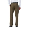 thumbnail image 2 of Men's Haggar Premium No-Iron Khaki Stretch Classic-Fit Flat-Front Pants Color: Toast Size: 38X32, 2 of 4