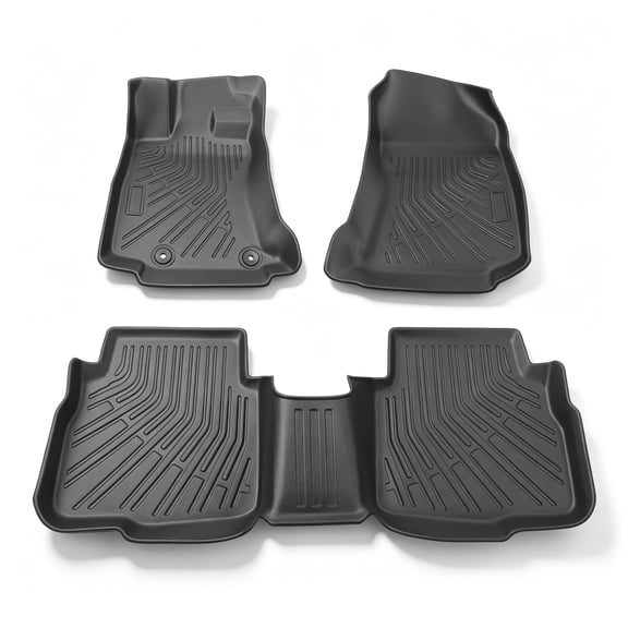 kimllier For Subaru Legacy/Outback 2020-2025 2 Row TPE All-Weather Floor Liners 3PCS BLK