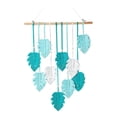 thumbnail image 2 of Tapiz de pared de macramé bohemio hecho a mano, colgante artesanal, tapiz tejido, decoración de pared para Azul, 2 of 9