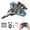 Blue, variant on RC Plane 2.4GHZ Radio Control Helicopter 360°Flip Jet Fighter Foam Remote Control Airplane with LED Lights RC Toy Gift for Kids, Spinning Helicopter