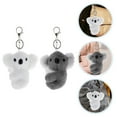 thumbnail image 4 of 2pcs Plush Koala Doll Pendant Key Chain Stuffed Koala Decorative Bag Pendant Cute Animal Keychain, 4 of 8