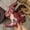Wine, variant on Women's Casual Embroidered Ankle Boots, Thick Mid Heels, British Western Style, Soft Faux Leather, Durable Sole, Vintage Boho Design, Perfect for Daily Wear Outdoor Travel Music Party Brown