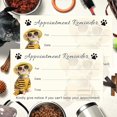 thumbnail image 4 of 100 Toiletteurs pour Animaux Rappel de Rendez-Vous - Cartes de Toilettage pour Animaux Carte d'Informations Client - 2 x 3,5 Pouces Carte de Toilettage pour Chien et Rallonge de Profil pour Affaires, Toilettage, 4 of 5