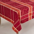 thumbnail image 4 of Fennco Styles Pumpion Collection Holiday Plaid Design Tablecloth - Multicolor Table Cover for Home Decor, Christmas, Special Events or Banquets, 4 of 8