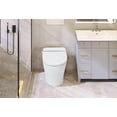 thumbnail image 3 of Heated Seat Smart Toilet without Bidet, Compact Dual Flush Tankless Toilet with Adjustable Temperature Seat, Foot Sensor Flush, White Night Light & Auto-Flush Control, 3 of 9