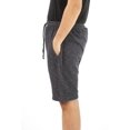 thumbnail image 2 of At The Buzzer Sweat Shorts for Men with Pockets and Drawstring (Small, Navy), 2 of 5