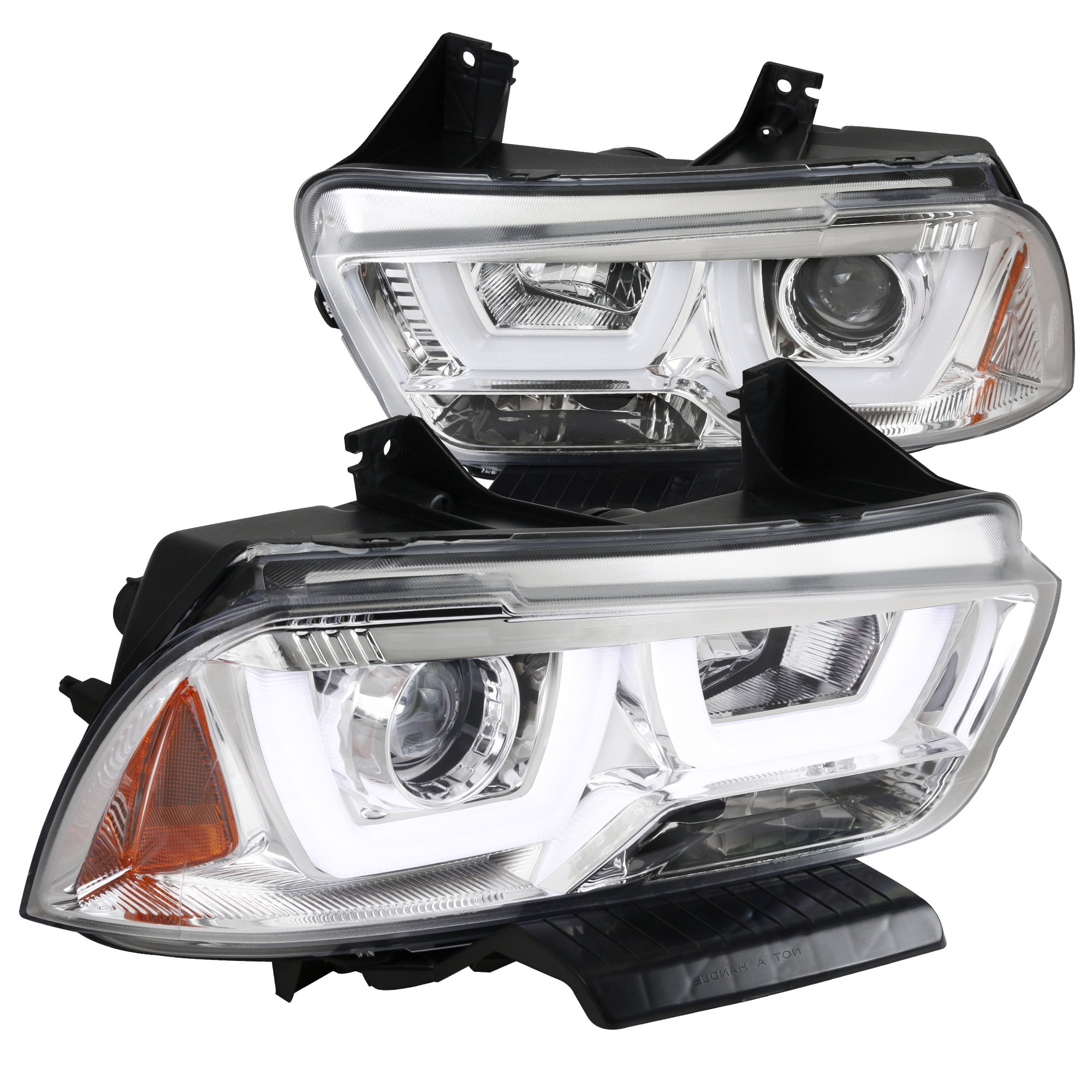 VRC For 2011-2014 Dodge Charger Headlights Halogen Pair