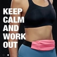 thumbnail image 4 of Running Belt ,Runners Phone Holder,Run Pouch Waist Belt for Workout Jogging, 4 of 5
