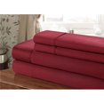 thumbnail image 1 of Chic Home CST109-US Ensemble de Draps 100% Coton &44; Bordeaux - Simple, 1 of 1