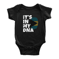 thumbnail image 1 of It's In My DNA Bahamian Flag Country Pride Baby Bodysuits Baby Bodysuit, 1 of 5