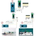 thumbnail image 4 of 2 Pack HC-05 Bluetooth RF Transceiver Module, 6 Pin Master Slave Integrated Wireless Serial Port BT Communication Module for Arduino, 4 of 4