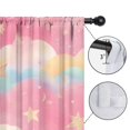 thumbnail image 4 of Blackout Kids Curtains,Colorful Cloud Star Pattern Childrens Insulated Curtains Set Of 2,Bedroom Essentials,Toddler Room Decor 42"x54", 4 of 5