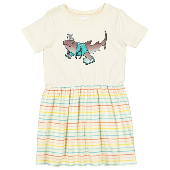 Inktastic Nurse Shark Girls Toddler Dress