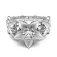 thumbnail image 2 of Womens White Gold Filled Cz Round Ring, 2 of 4