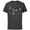 Charcoal, variant on Beauty and the Beast Modern Florals - Short Sleeve Cotton T-Shirt for Adults - Customized-Black