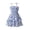 Y116-Blue, variant on PRfgtbd Girls' Dresses Girls Floral Summer Dress Spaghetti Strap Sundress Ruffle Hem Hawaiian Beach Cami Dress For Girls Sundresses Holiday Sundresses