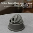 thumbnail image 3 of Mistaha Portable Coffee Bean Grinder with Infinite Bottom Adjustments, Stainless Steel CNC Grinding Core, Auto Shut-off, Type-C Charging, LED Touch Screen, Visual Grinding, Silver Color, Lithium, 3 of 6