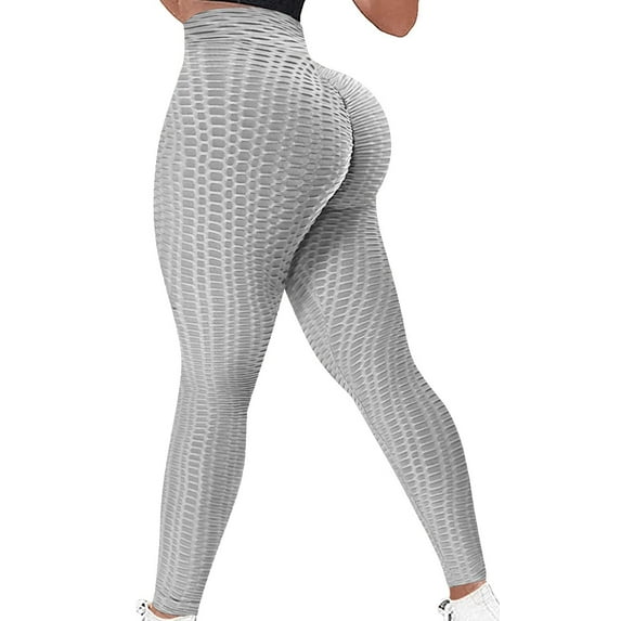 COMFREE Women High Waist Yoga Pants Tummy Control Stretchy Workout Butt Lift Booty scrunch Textured Tights Anti Cellulite Leggings