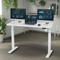 thumbnail image 2 of Motionwise M1 Series Height Adjustable Electric Sit Stand Desk, 48” x 24”, Home Office Desk w/ Single Wooden Desktop (White), 2 of 5