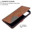 thumbnail image 5 of Allytech Wallet Case for Samsung Galaxy S20 Ultra 6.9" 2020 Released, PU Leather Full Protective Folio Flip Stand Cards Slots Cash Pocket Lightweight Support Wireless Charging,Brown, 5 of 6