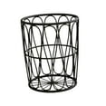 thumbnail image 1 of Cesta de almacenamiento de metal, organizador de ropa, cubo de almacenamiento de artículos diversos, carrito de almacenamiento, cesta de ropa, para Negro SM SunniMix Cesta de almacenamiento, 1 of 8