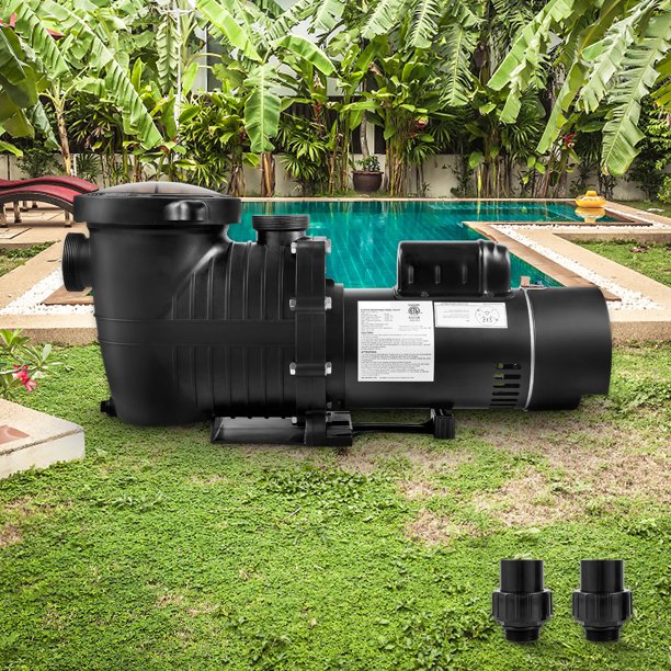 BENTISM Swimming Pool Pump In/Above Ground Pool Pump 2HP 92 GPM w