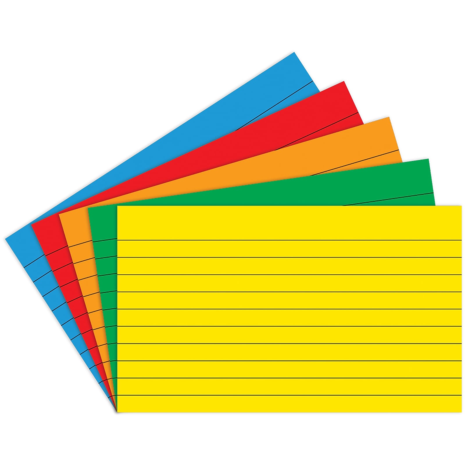 Top Notch Teacher Products 4" x 6" Lined Border Index Card Primary