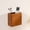 Cherry wood short, variant on Wall‑Mounted Wooden Remote Control Holder, No Drill Wall Organizer, Phone , TV Air‑Conditioner Controller Storage Caddy, Single & 2‑Pack Options