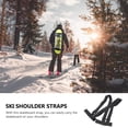 thumbnail image 3 of WRITWAA Lightweight Black Snowboard Shoulder Strap Adjustable Fixing Band for Ski Board, 3 of 8