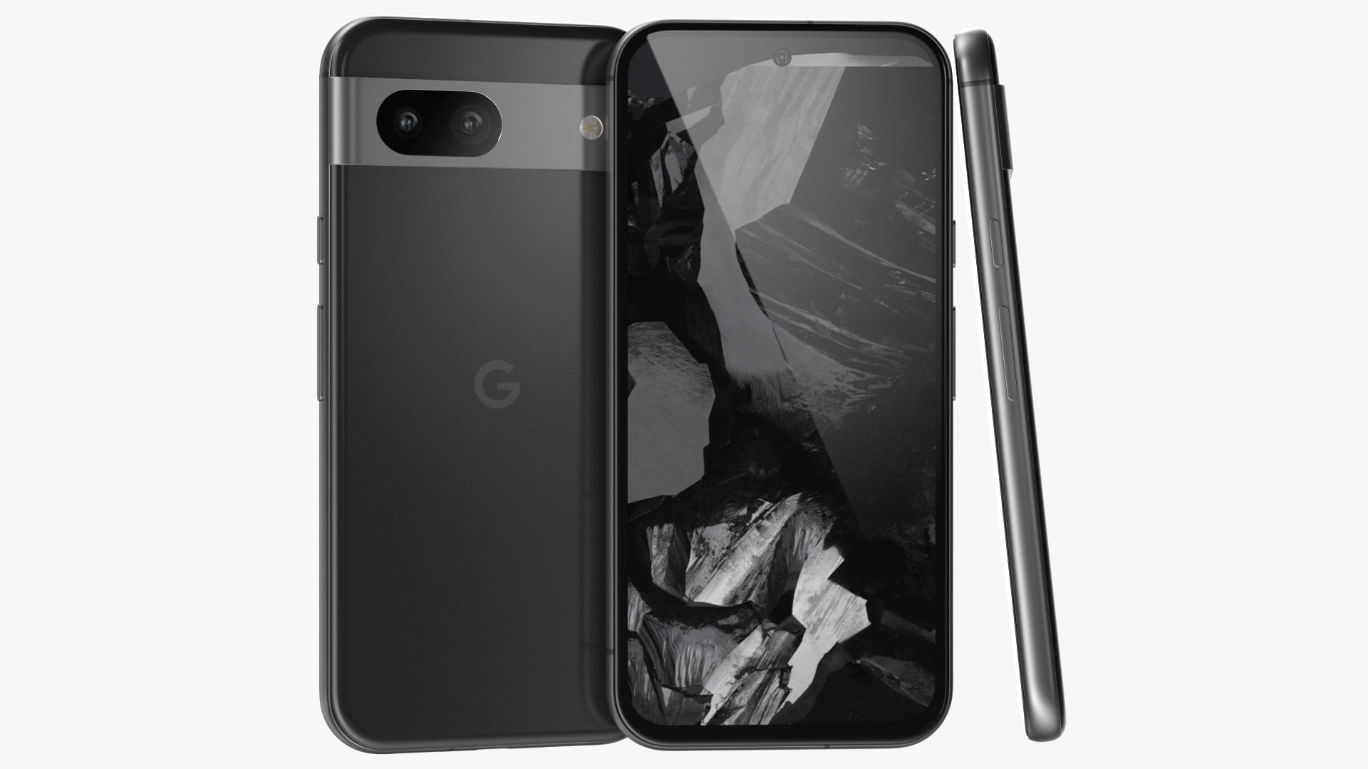 Restored Google Pixel 8a Unlocked 128GB Obsidian (Refurbished)