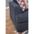 thumbnail image 2 of HomeStock Renaissance Revival Charcoal Two Piece Sectional Sofa with Three Throw Pillows, 2 of 10