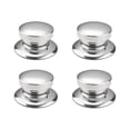 thumbnail image 1 of LEFU Poignées de Couvercle de Casserole en Acier Inoxydable Poignées de Remplacement Accessoires de Cuisine pour Marmite Cuiseur Vapeur Pot à Lait Rond Durable Résistant aux Hautes Températures, 1 of 9