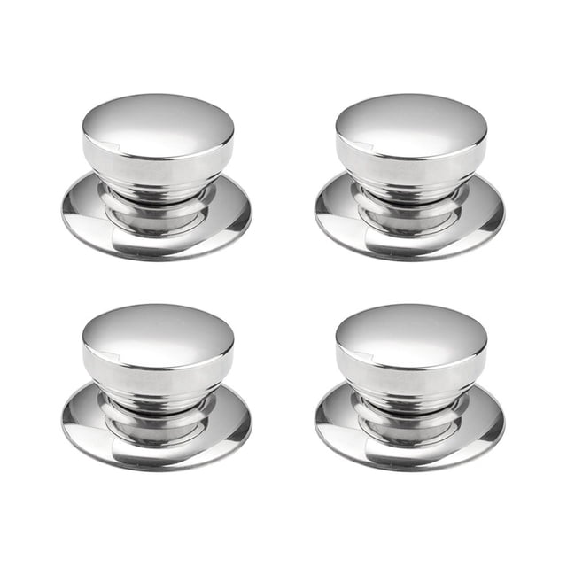 MYG Stainless Steel Pot Lid Handles Replacement Pan Lids Top Ball Handle Kitchen Cookware Accessories for Soup Pot Steamer Milk Pot Round Durable High Temperature Resistant